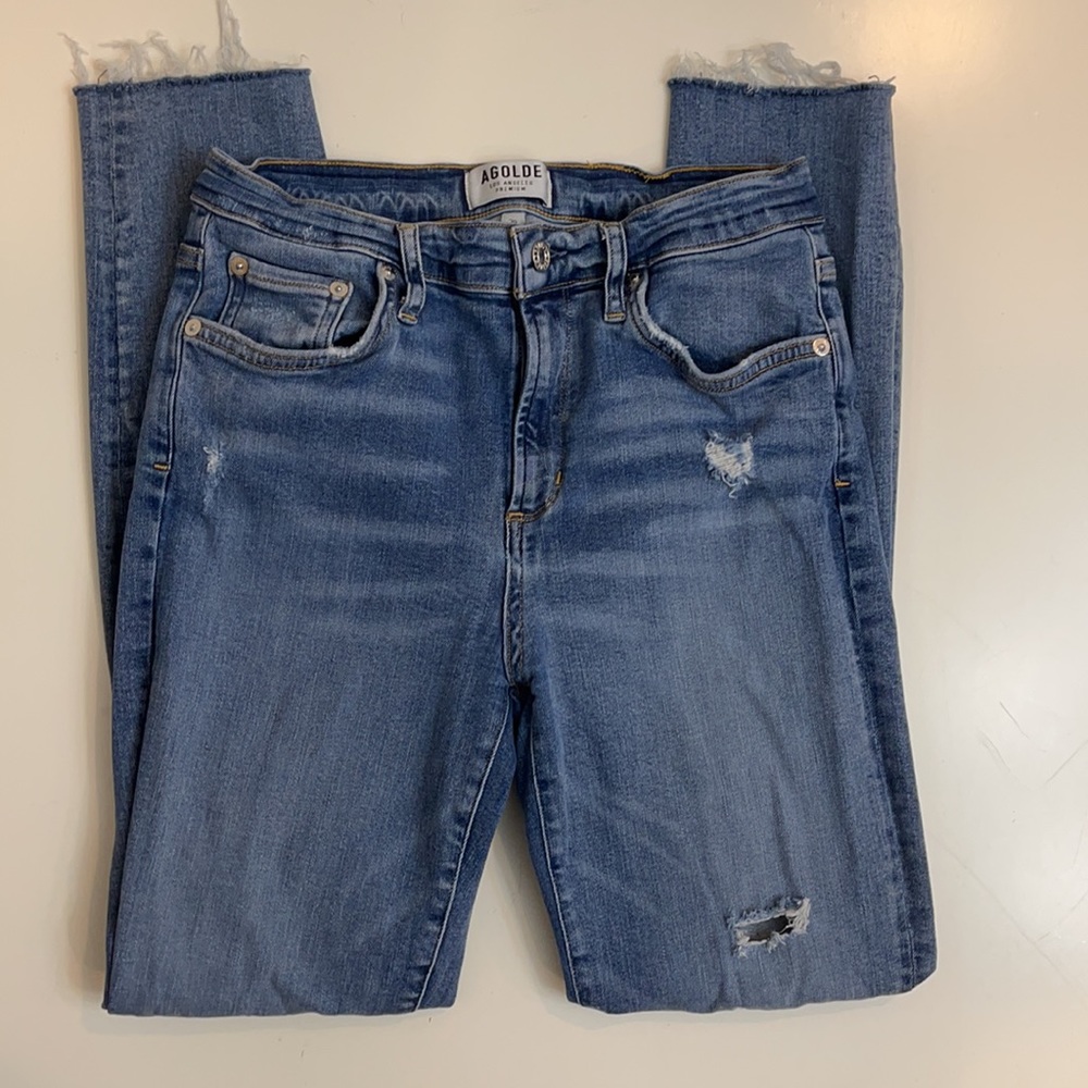 Agolde Sophie High Rise Skinny Jeans